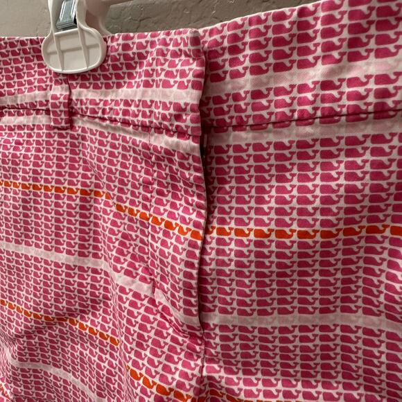 Vineyard Vines Pink Whale Stripe Shorts - Picture 3 of 7